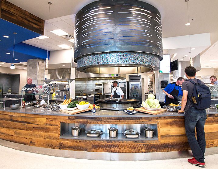 Mongolian cafe concept at a university